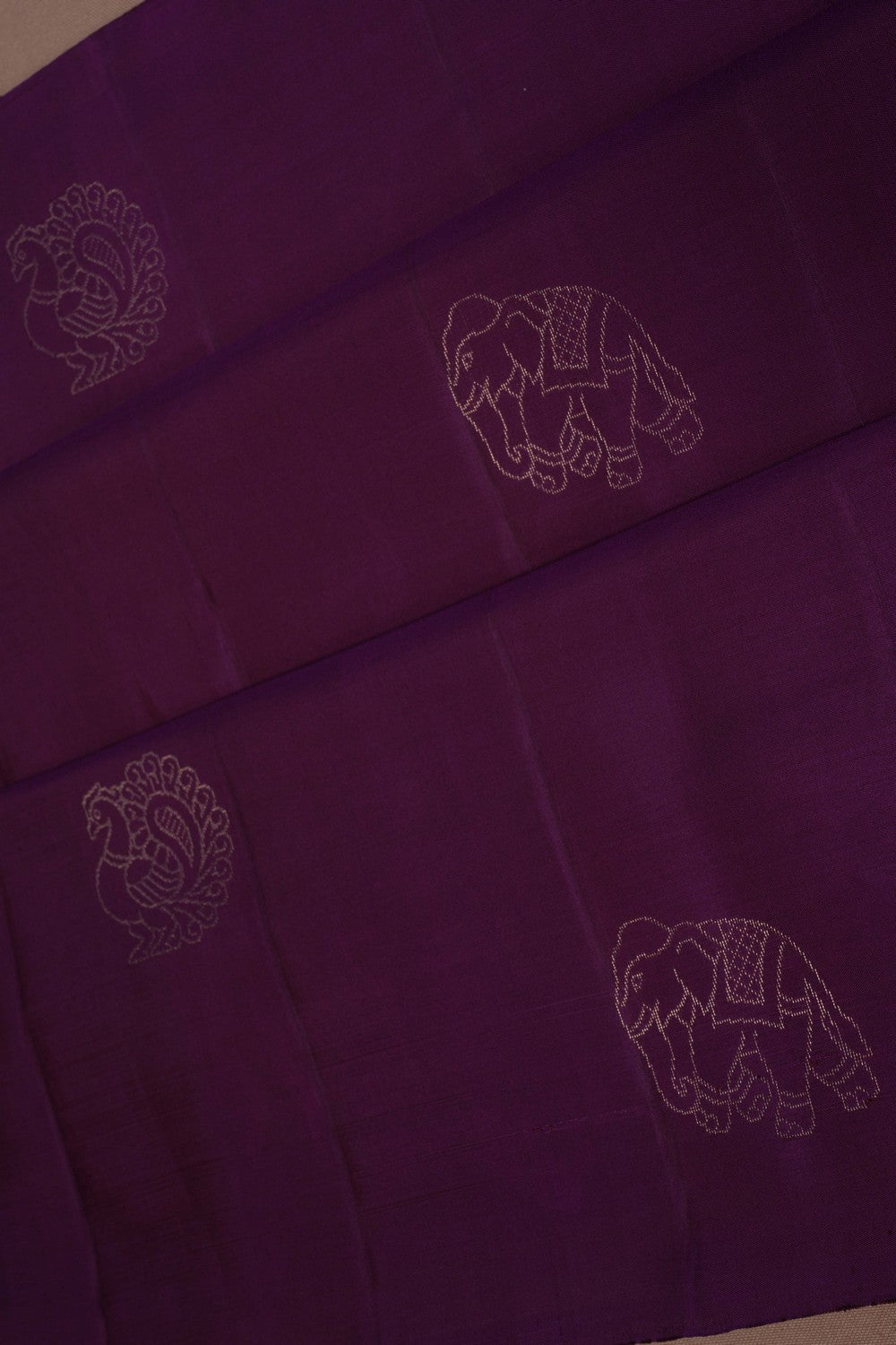 Purple South Silk Saree