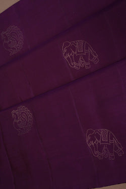 Image of Purple South Silk Saree