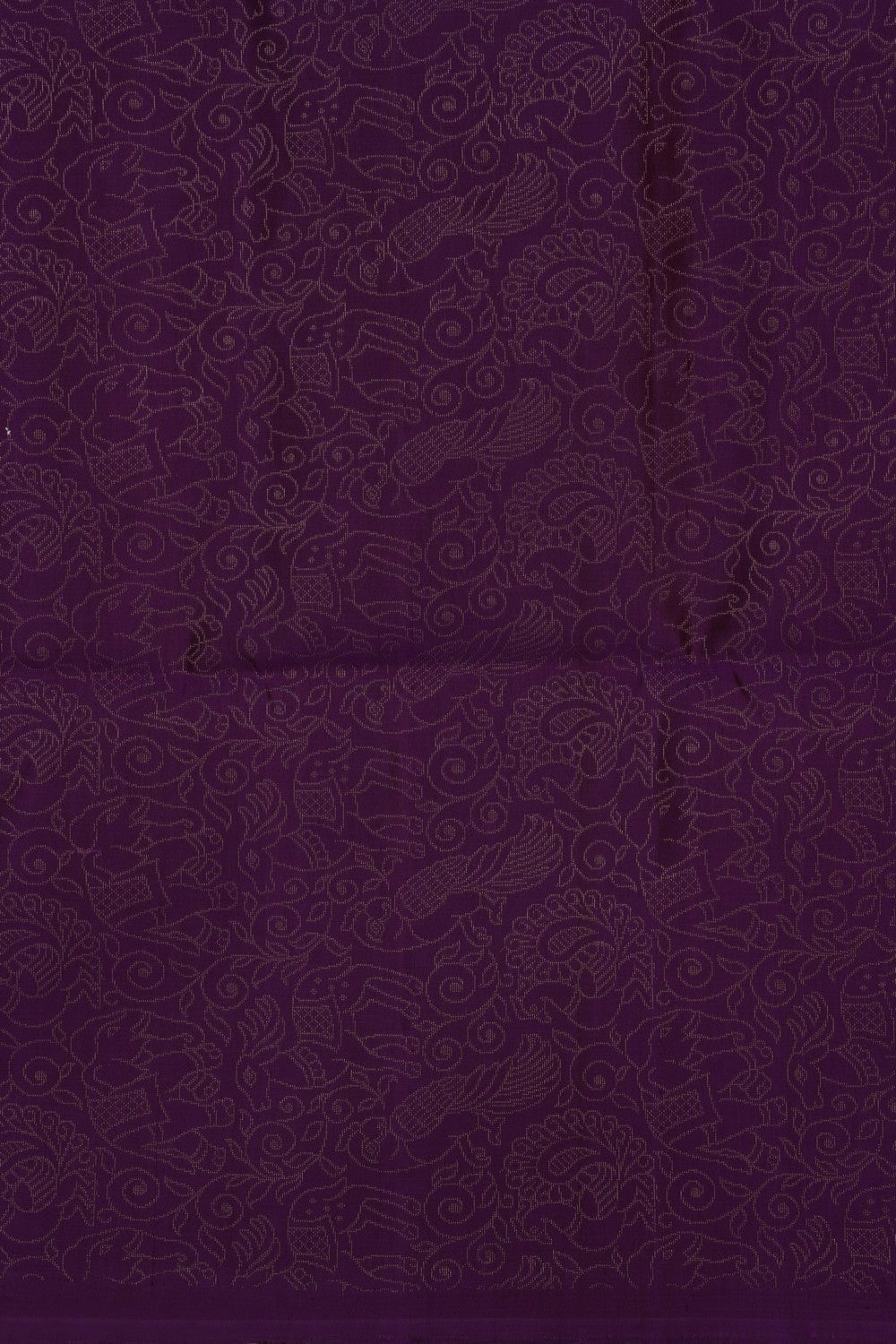 Purple South Silk Saree