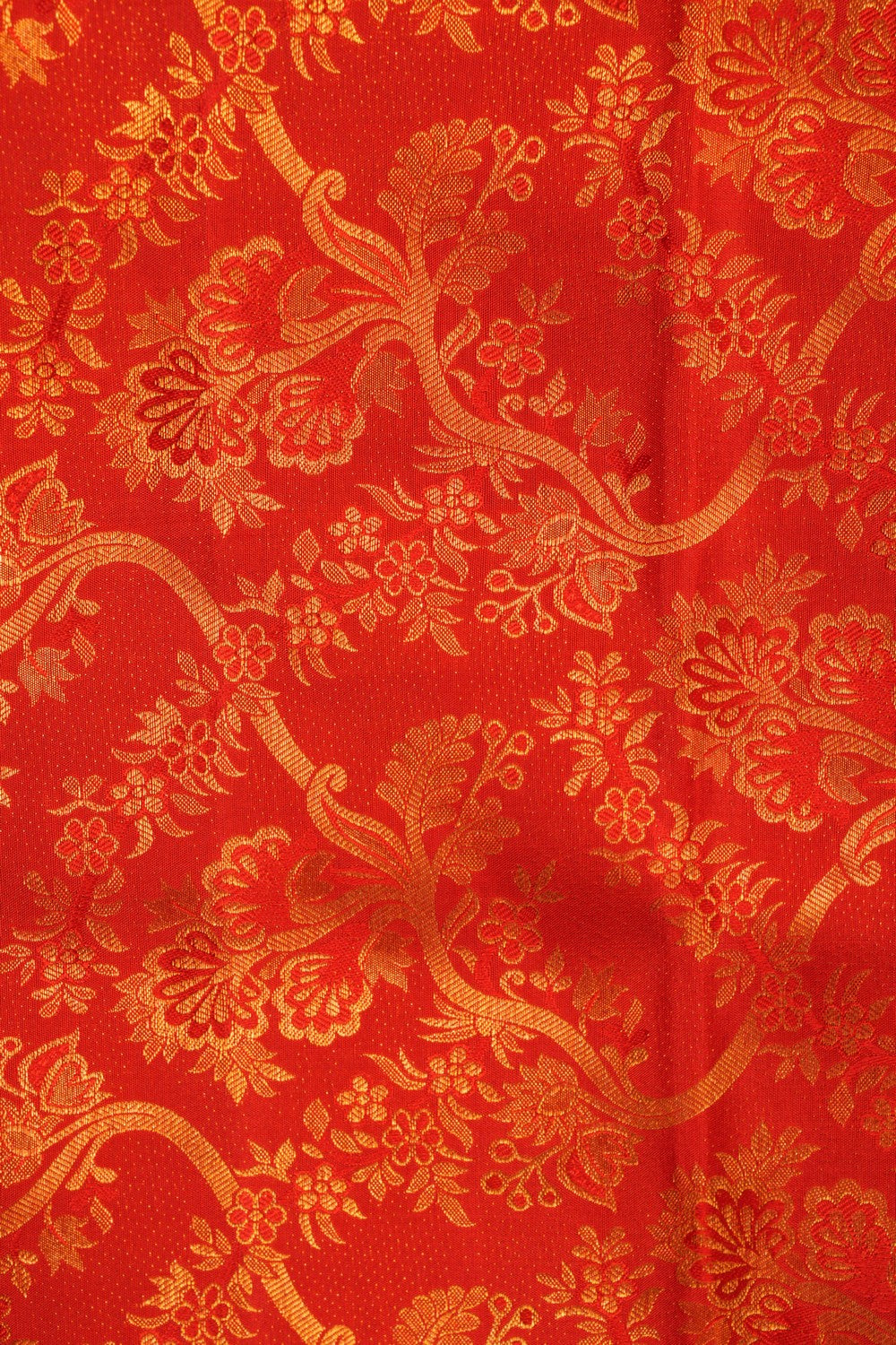Kanchipattu Brocade Red Saree