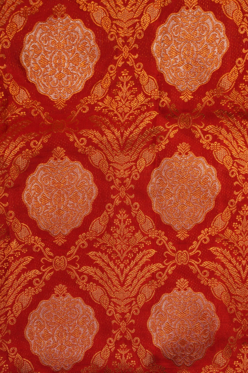 Kanchipattu Brocade Red Saree