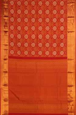 Image of Kanchipattu Brocade Red Saree