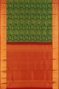 Image of Kanchipattu Brocade Green Saree