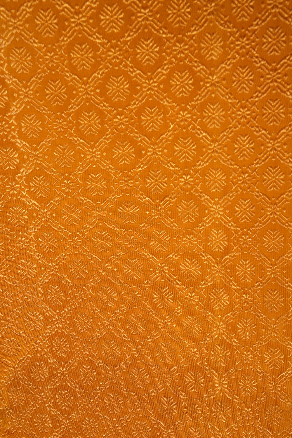 Kanchipattu Brocade Mustard Saree