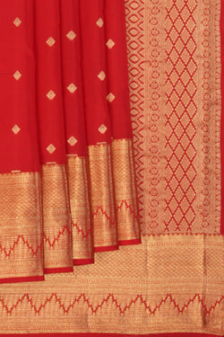 Image of Kanchi Silk Red Saree