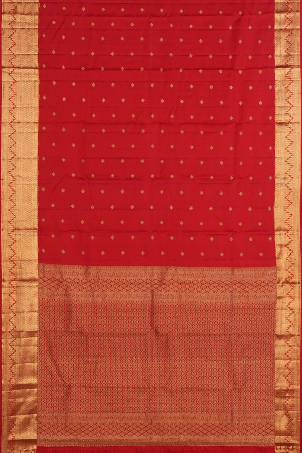 Kanchi Silk Red Saree