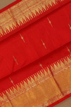 Image of Kanchi Silk Red Saree