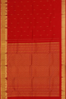 Image of Kanchi Silk Red Saree