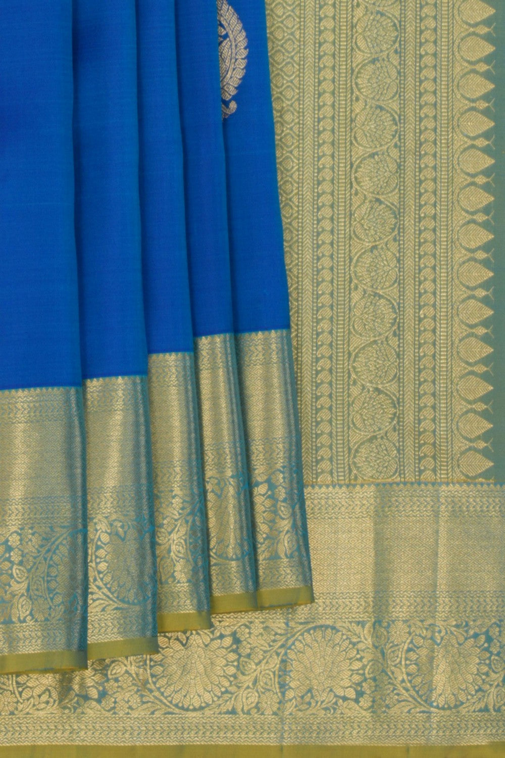 Kanchi Silk Blue Saree