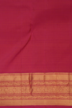 Image of Kanchi Silk Orange Saree