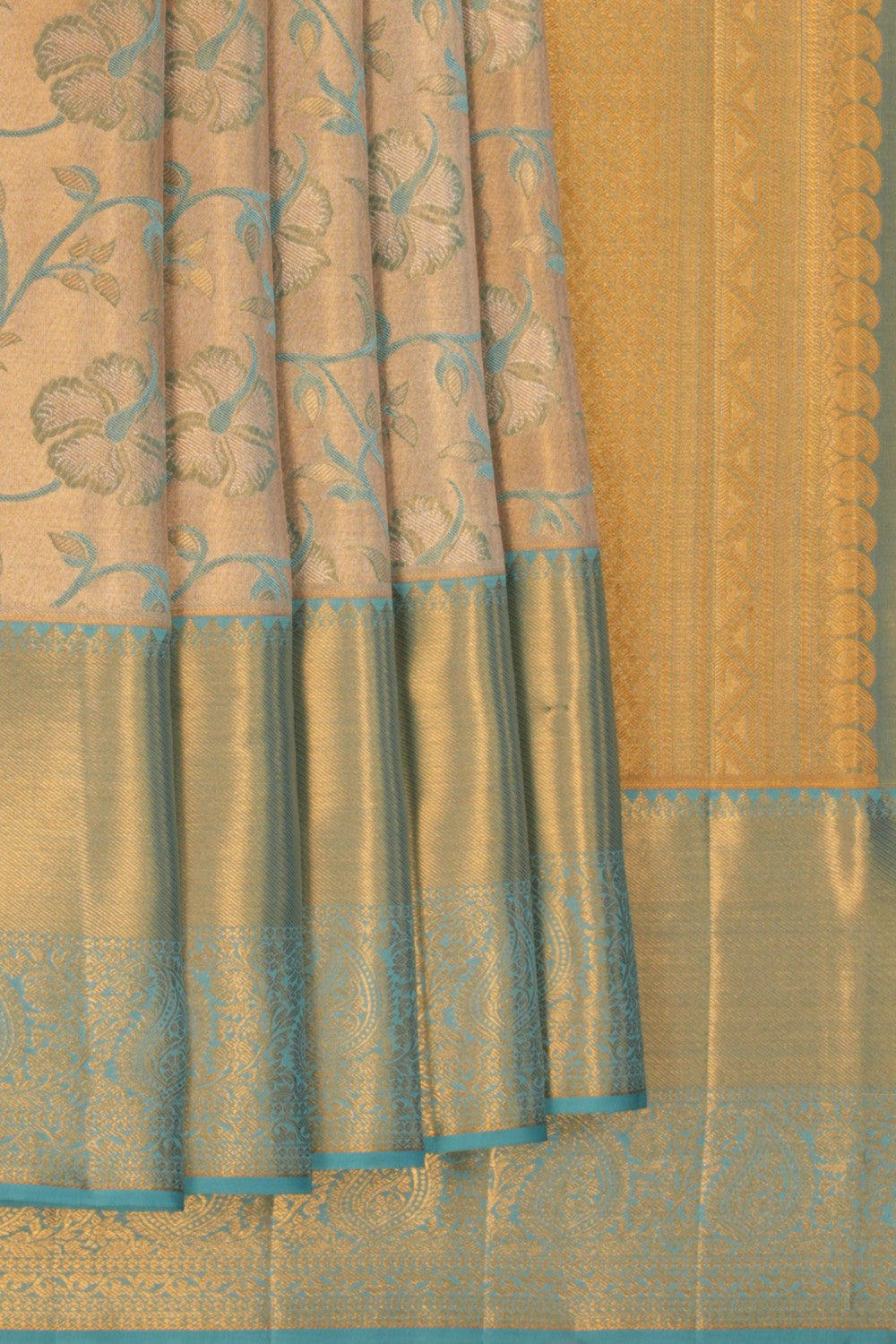 Image of Kanchipattu Tissue Brocade Saree