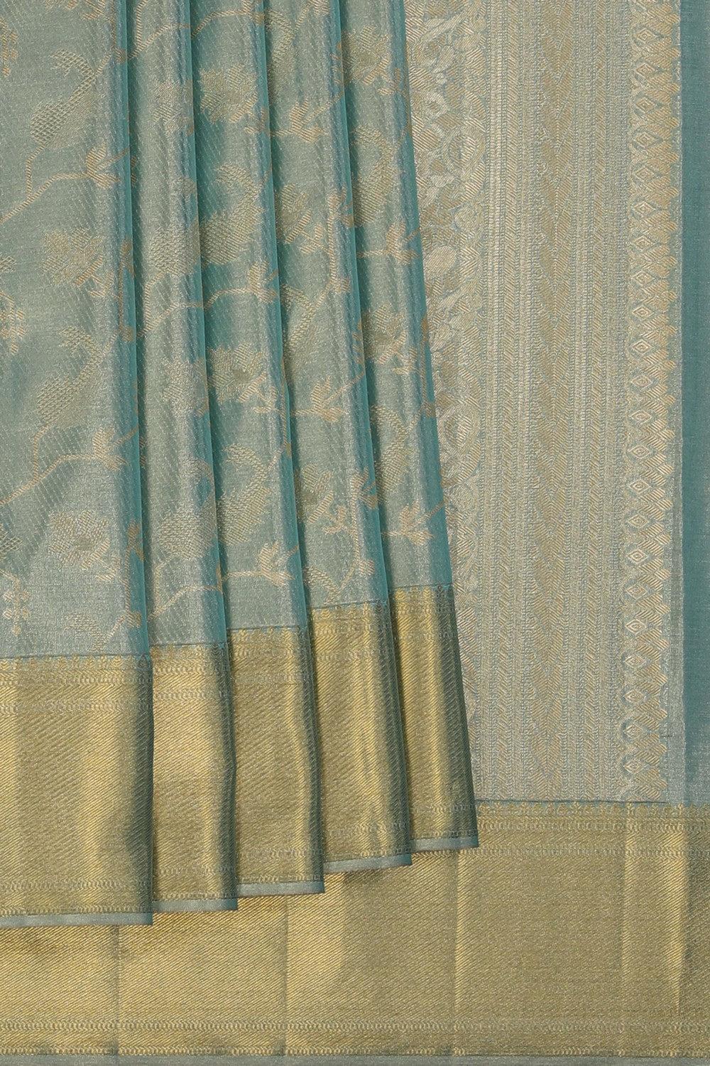 Image of Kanchipattu Tissue Brocade Saree