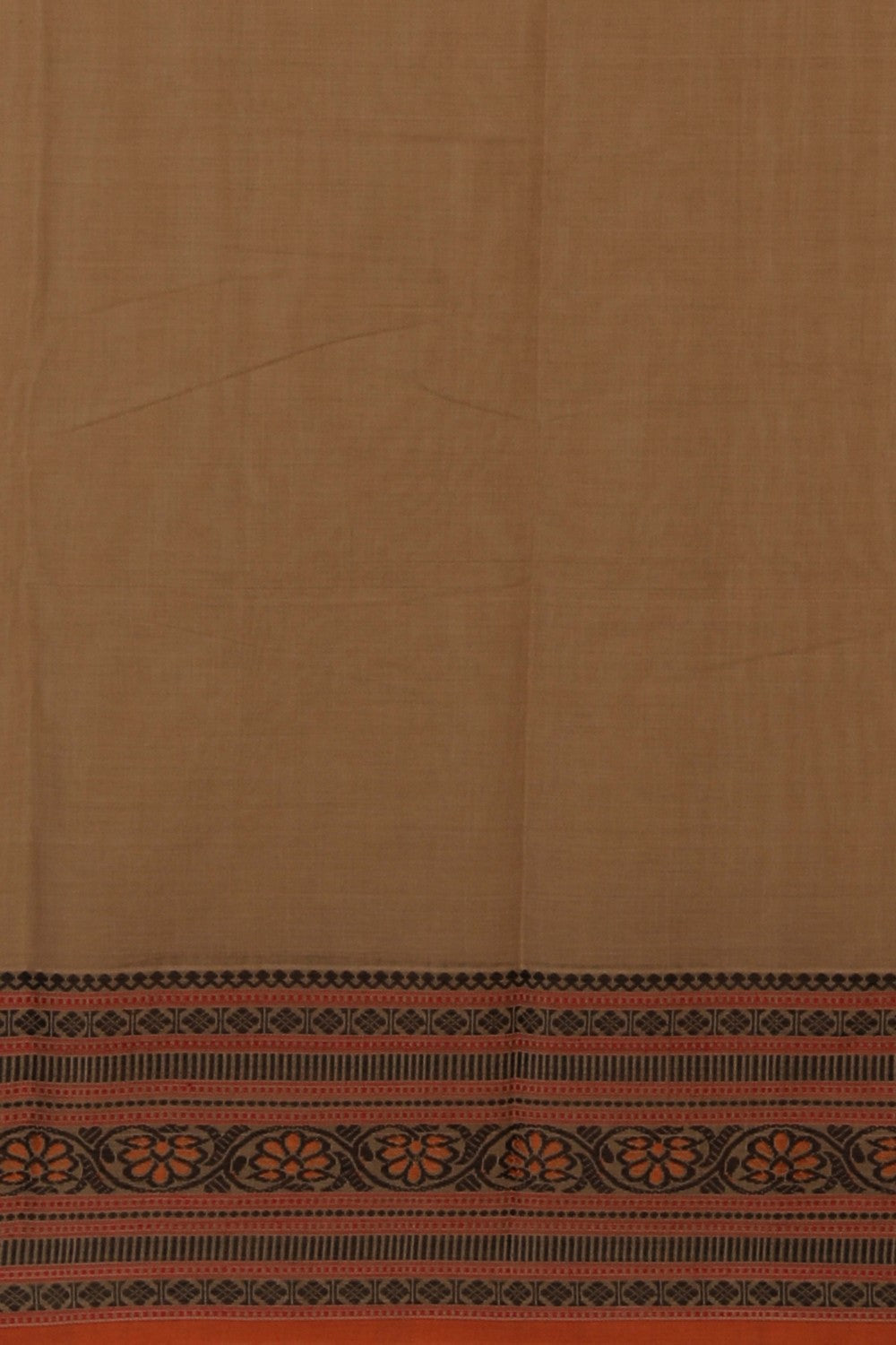 South Cotton Beige Saree