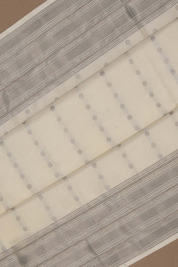 Image of A Classy Off-White South Silk Saree