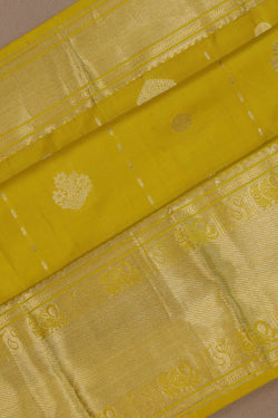Image of Spring Green South Silk Saree