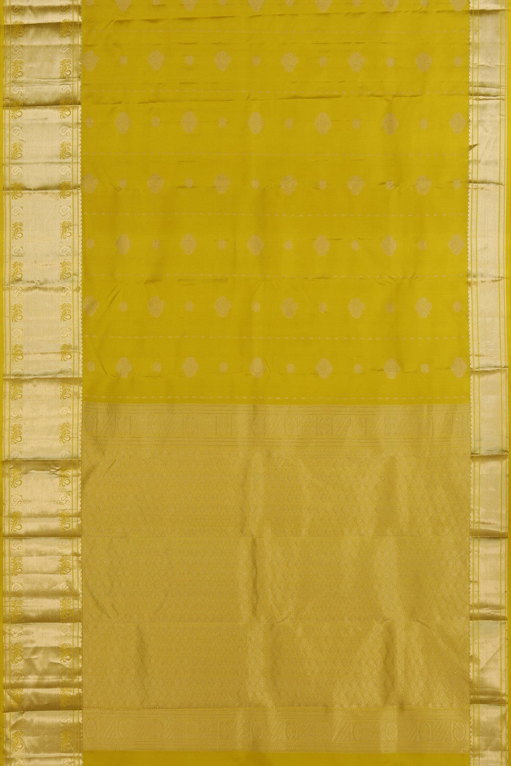 Image of Spring Green South Silk Saree