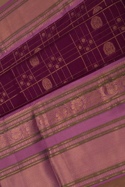 Image of Purple South Silk Saree