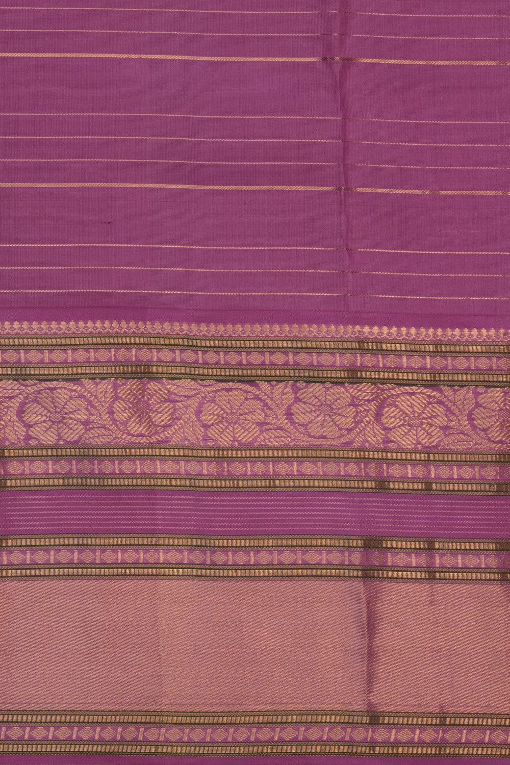 Purple South Silk Saree
