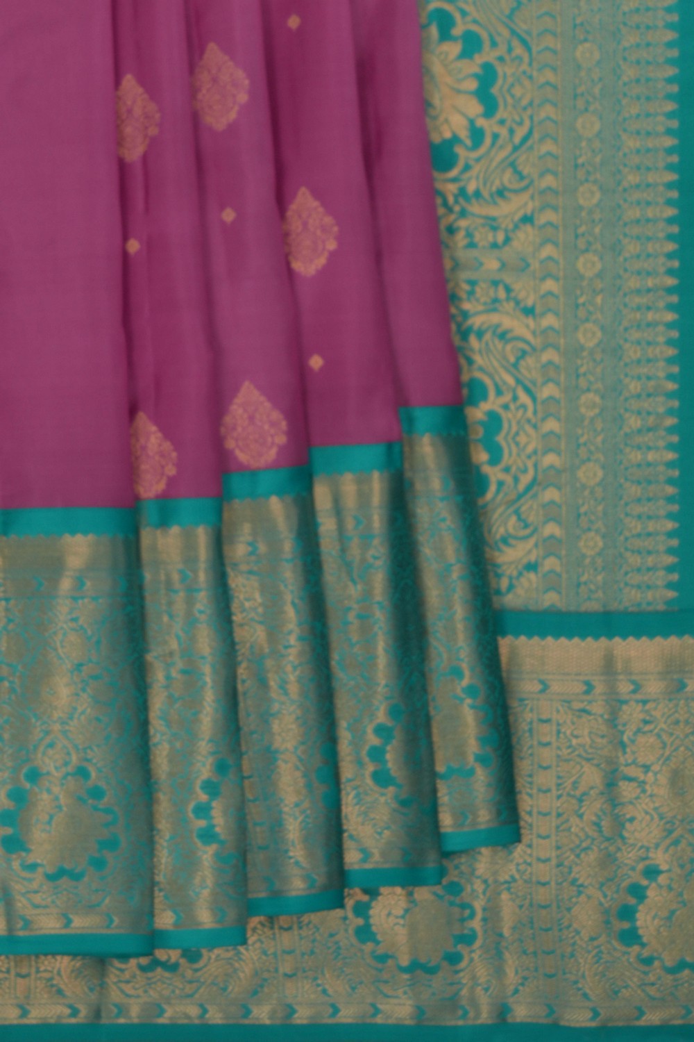 Purple South Silk Saree