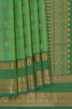 Image of South Silk Sea Green Saree