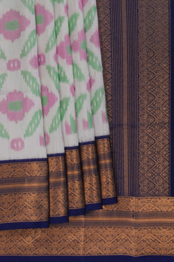 Image of A Patola pattern South silk saree