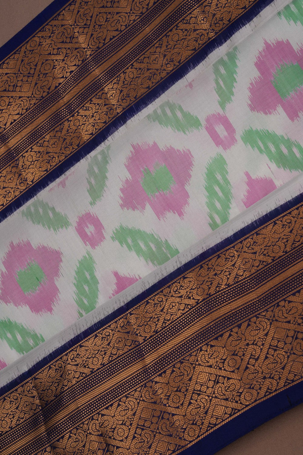 Image of A Patola pattern South silk saree