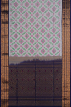 Image of A Patola pattern South silk saree