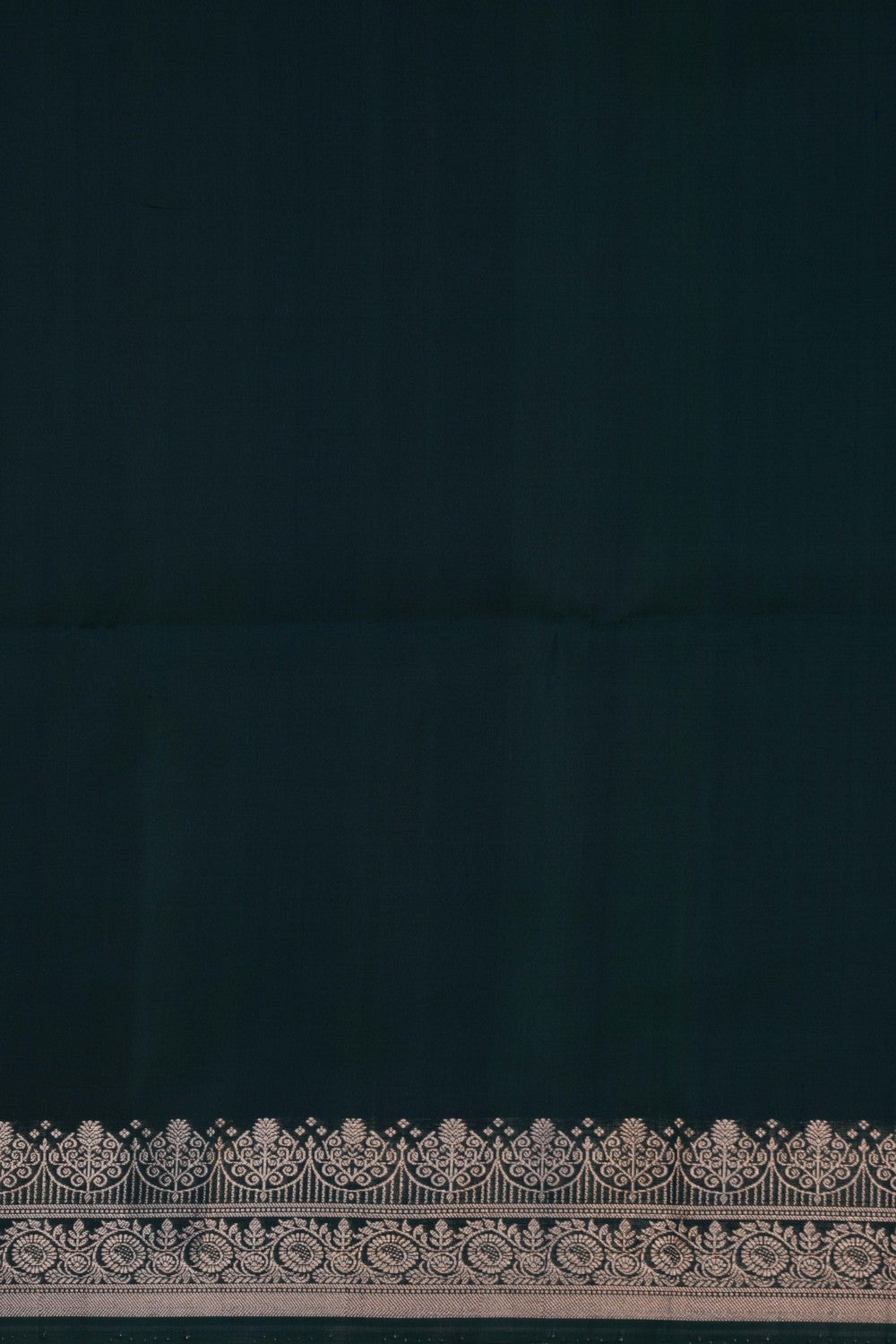 South Silk Bottle Green Saree
