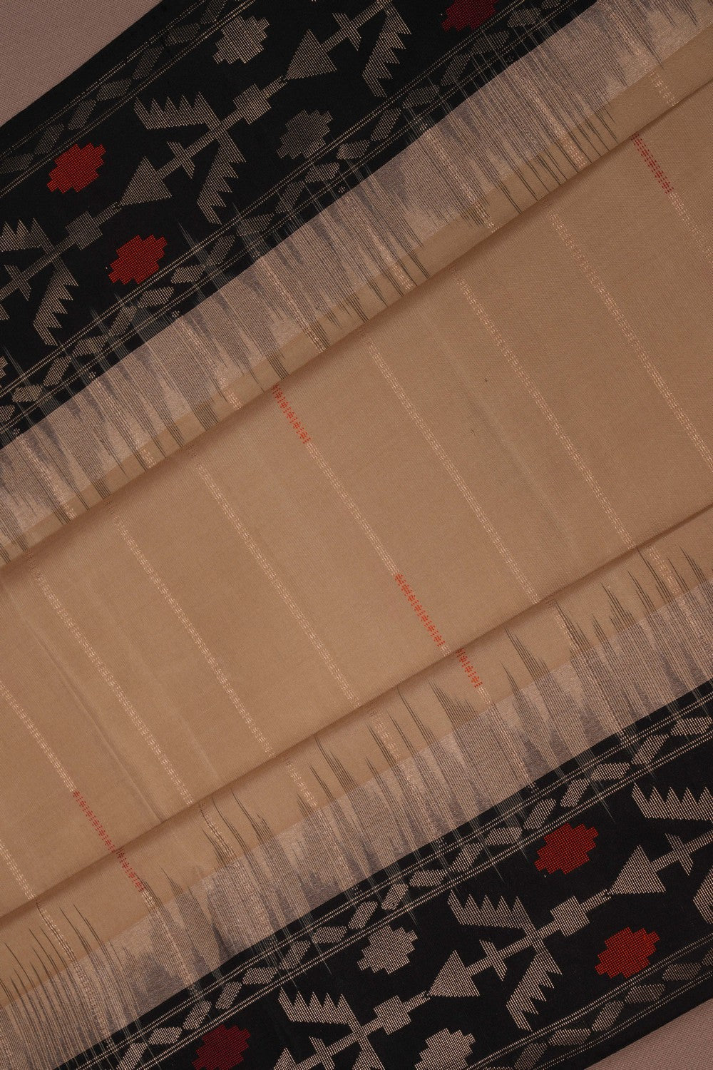 South Silk Beige Saree