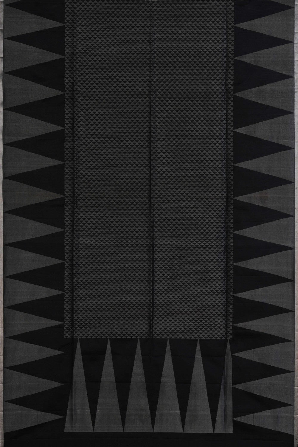 South Silk Black Saree