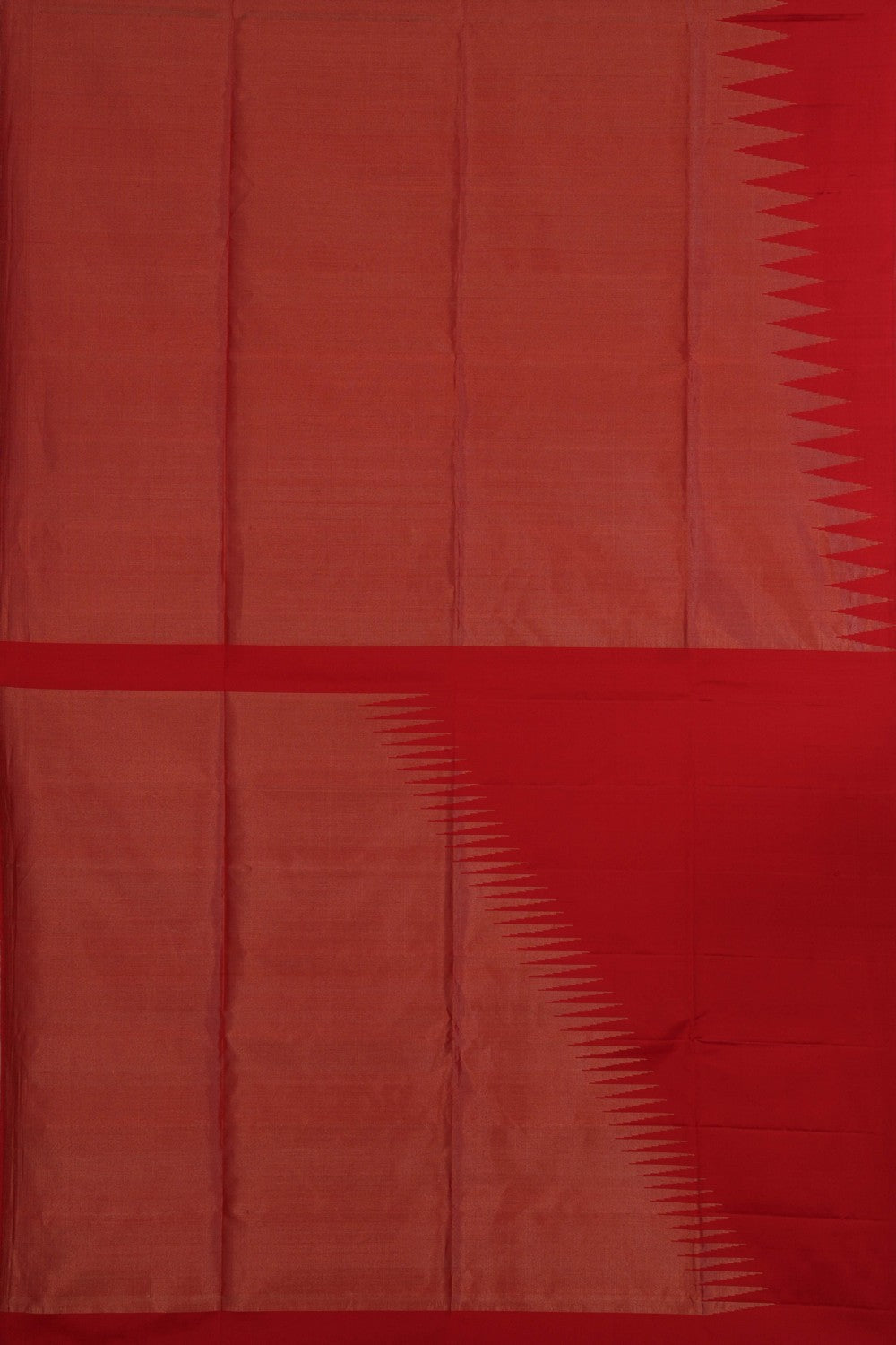 Image of South Silk Red Saree