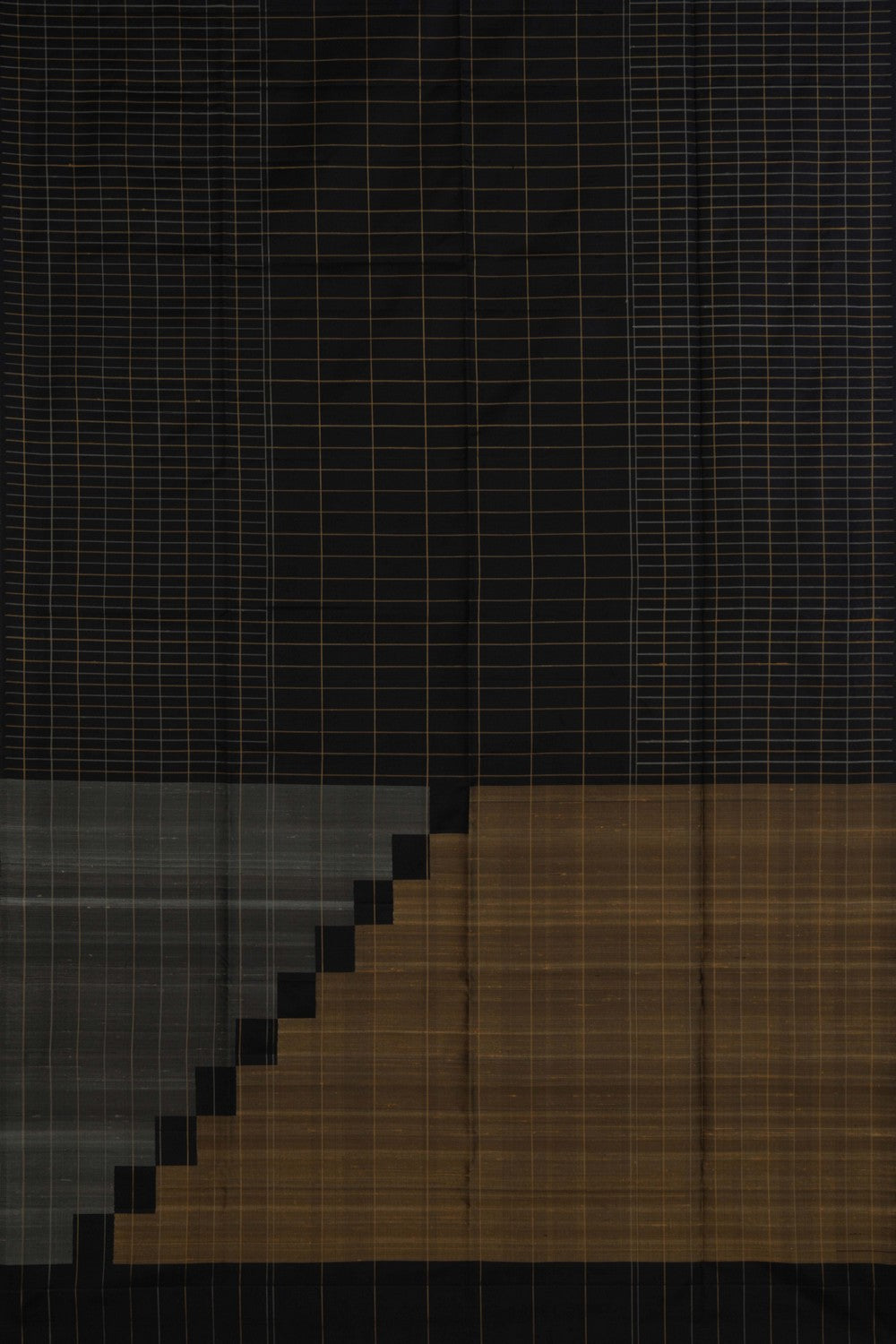 South Silk Black Saree