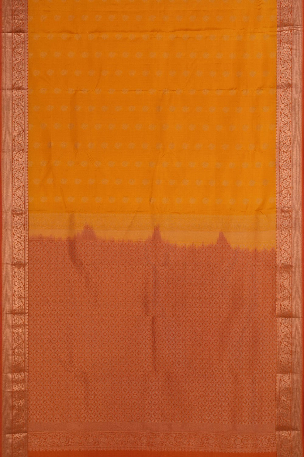 Mustard Kanchipattu Saree