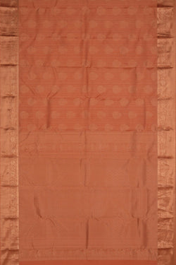 Image of Peach Kanchipattu Saree