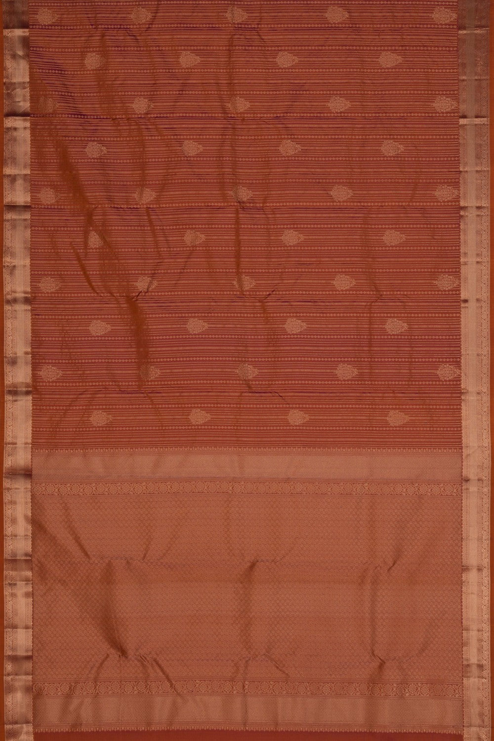 Image of Red Kanchipattu Saree