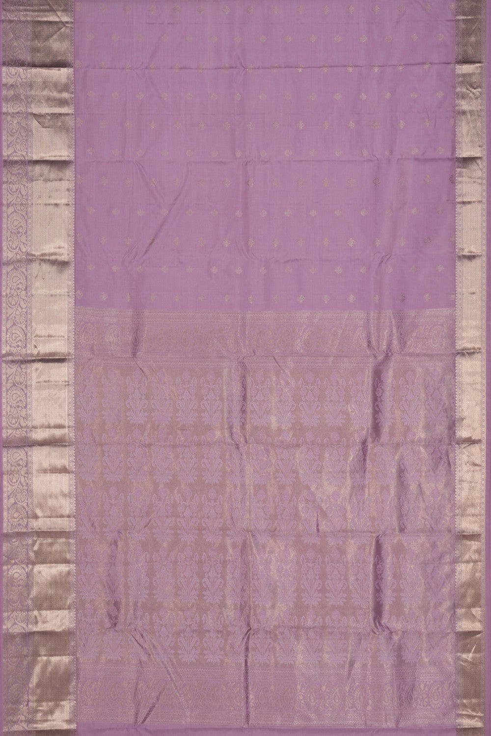 Image of Lavender Pink Kanchipattu Saree