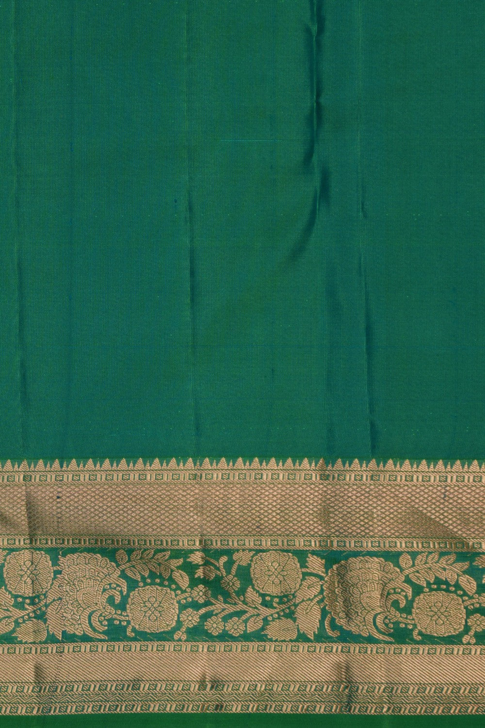 Sea Green Brocade Kanchipattu Saree