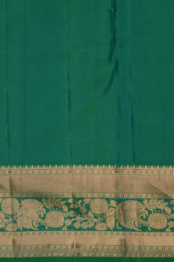 Image of Sea Green Brocade Kanchipattu Saree