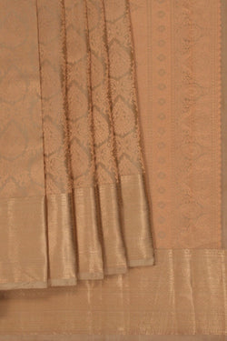 Image of Beige Kanchipattu Saree