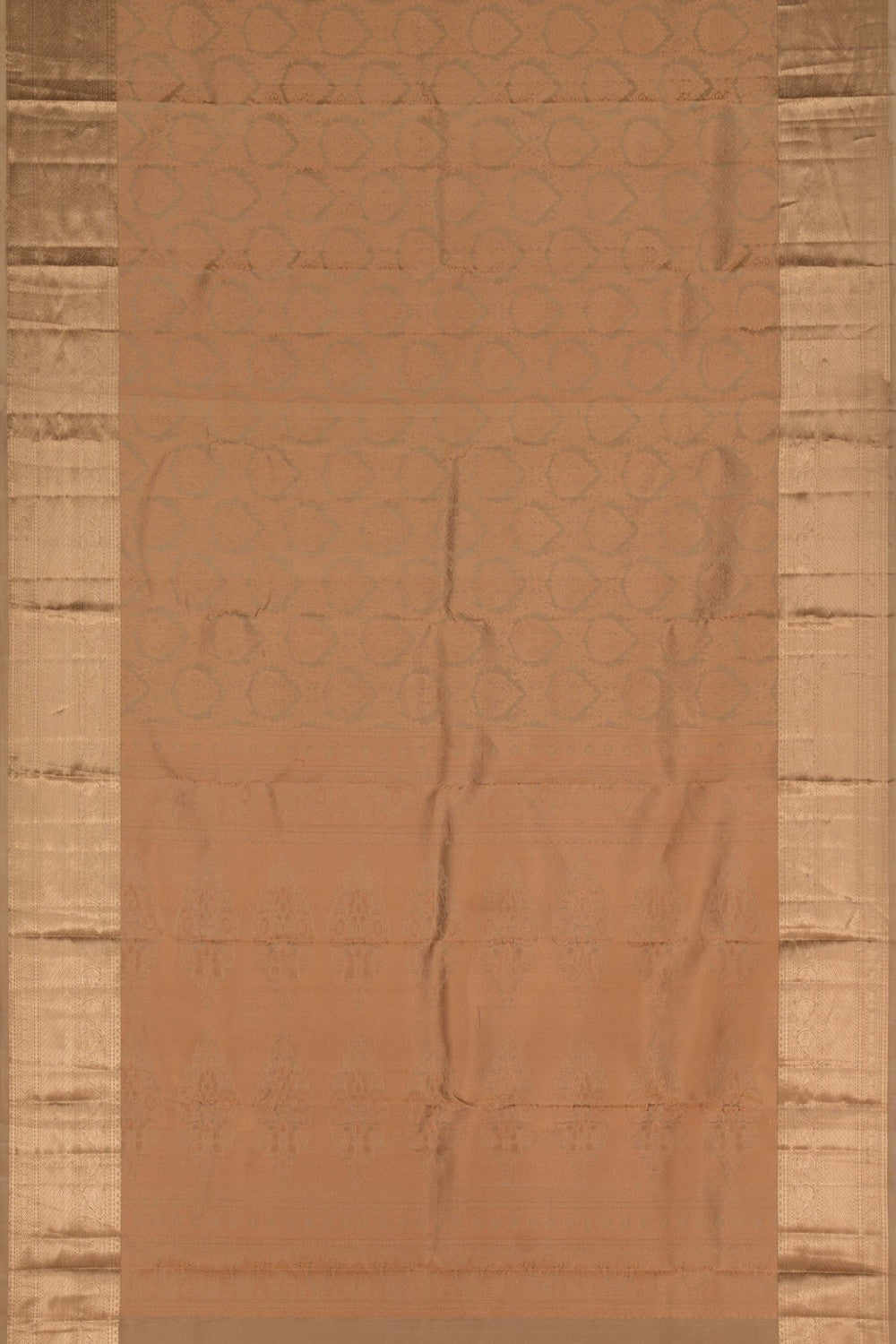 Beige Kanchipattu Saree
