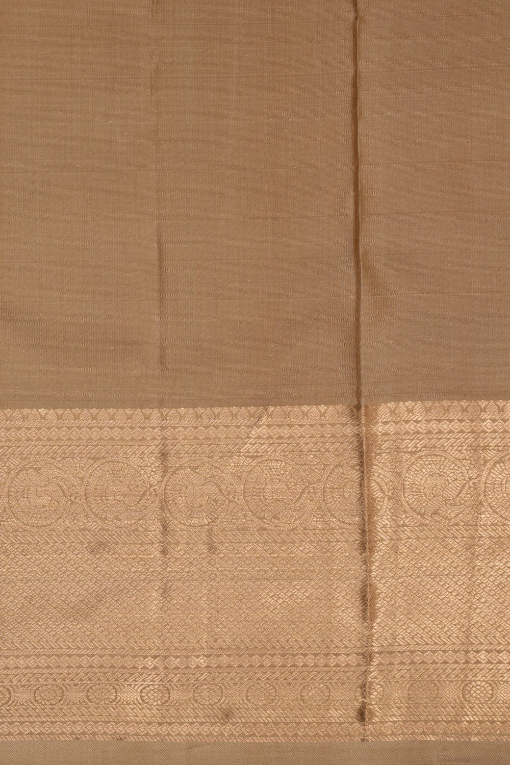 Beige Kanchipattu Saree
