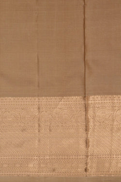 Image of Beige Kanchipattu Saree