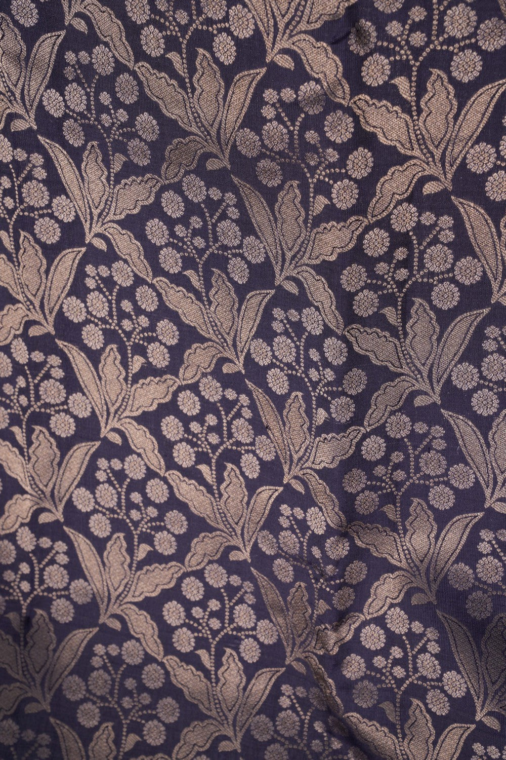 Purple Brocade Kanchipattu Saree