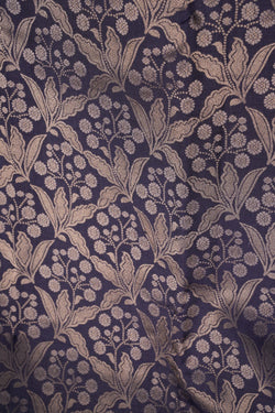 Image of Purple Brocade Kanchipattu Saree