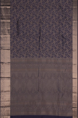 Image of Purple Brocade Kanchipattu Saree