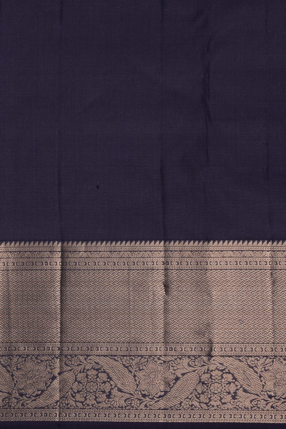 Purple Brocade Kanchipattu Saree