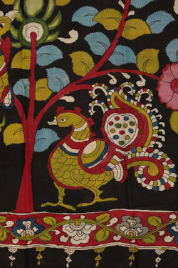 Image of Kalamkari Hand-Painted Dupatta