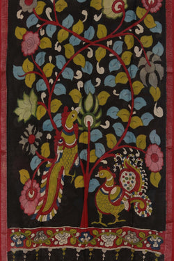 Image of Kalamkari Hand-Painted Dupatta