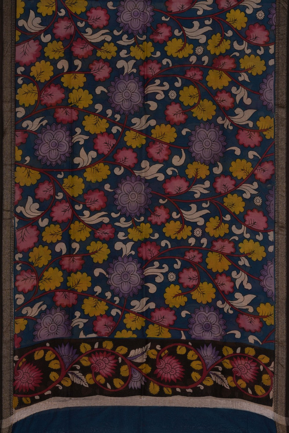 Image of Kalamkari Hand-Painted Dupatta