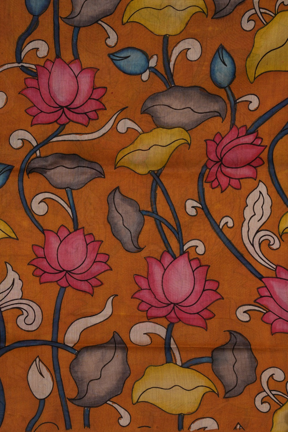Image of Kalamkari Hand-Painted Dupatta